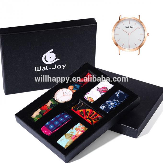 Υφαμένο ρολόι δώρων πολυτέλειας λουριών συνήθειας wal-χαράς λογότυπο που τίθεται για το παιδί Wristwatch ζωνών DIY αλλαγής ρολογιών σχεδιαστών γυναικών κοριτσιών