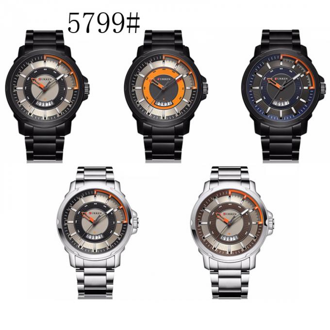 Wj-5004 αυτόματο ρολόι ατόμων ωρών σχεδιαστών εβδομάδας ημερομηνίας Wristwatches ανοξείδωτου ρολογιών εμπορικών σημάτων NAVIFORCE των νέων ατόμων