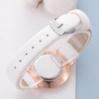 WJ-8447 New Fashion Women Good Quality Many Colors Alloy Watch Case Pu Leather Bracelet Watch