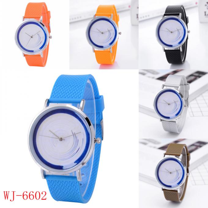 Wj-7759 αναλογική έξυπνη πλαστική ζώνη Wristwatch γυναικών