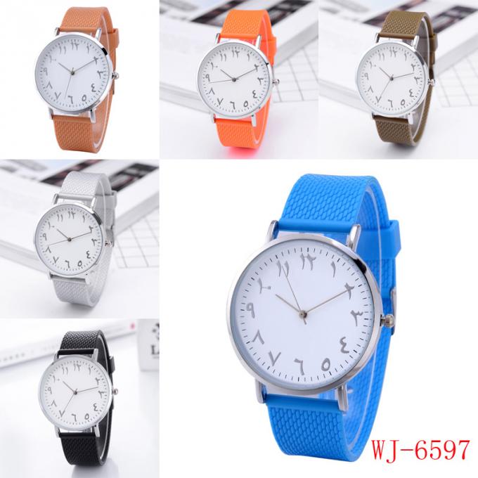 Wj-7759 αναλογική έξυπνη πλαστική ζώνη Wristwatch γυναικών